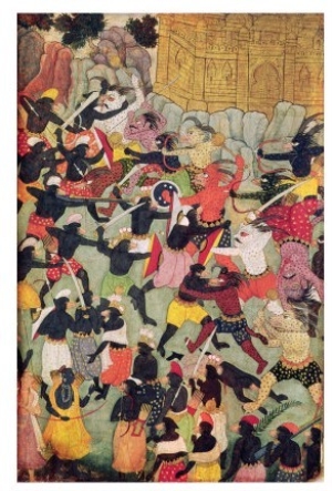 Battle Between the Armies of Rama and Ravana, Moghul