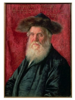 Portrait of the Rabbi of Nadvorno, circa 1910