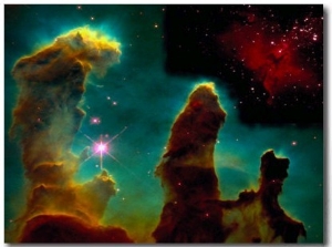Eagle Nebula, Taken from Hubble Telescope