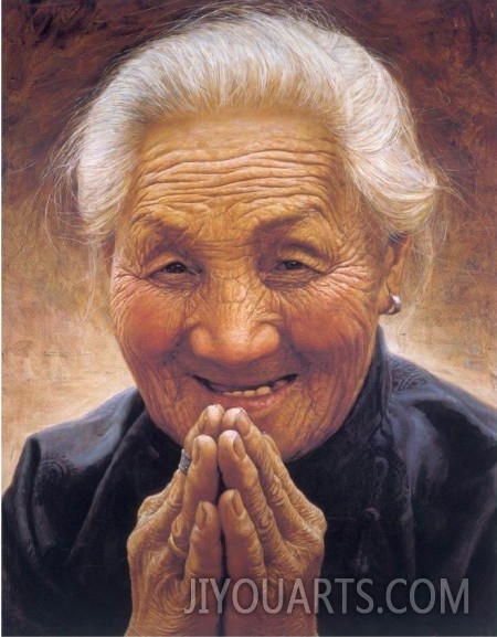 Portrait of chinese  mother