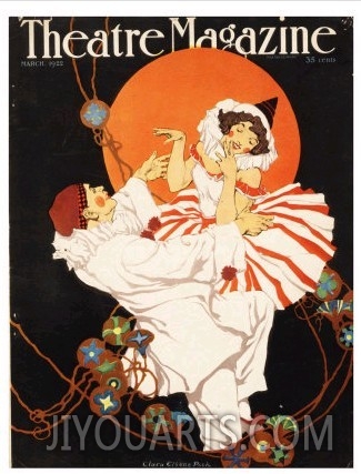 Theatre, Masks Magazine, USA, 1920