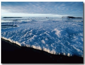 Fast Ice and Sea Ice Attached to the Antarctic Continent, Antarctica