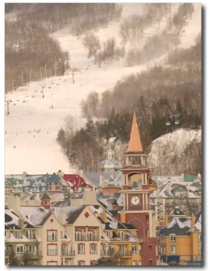 Mont Tremblant Ski Village in The Laurentians, Quebec, Canada