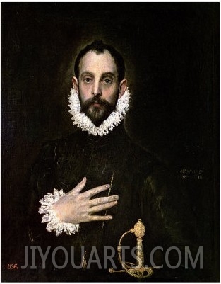 A Nobleman with His Hand on His Chest, circa 1577 84