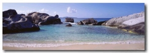 British Virgin Islands, Virgin Gorda, Rock on the Beach