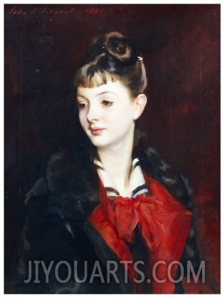 Portrait of Madamoiselle Suzanne Poirson, 1884
