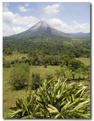 Arenal Volcano from La Fortuna Side, Costa Rica, Central America