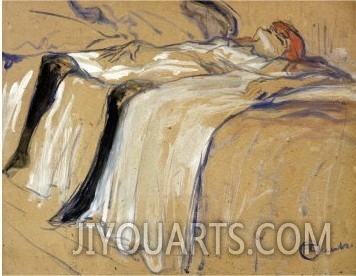 Woman Lying on Her Back   Lassitude, Study for  Elles , 1896