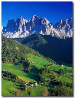 St. Magdalena Kalian Italian Dolomites