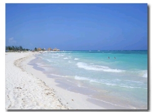 Beach, Playa Del Carmen, Yucatan, Mexico, North America