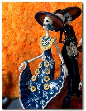 Day of the Dead Offering in Museum of Fine Mexican Art, Mexico