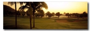 Golf Course at Sunset, Isla Navidad, Mexico