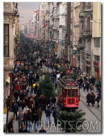 Istiklal Caddesi, Beyoglu, Istanbul, Turkey