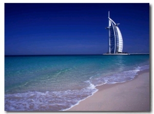 The Burj Al Arab or the Arabian Tower of the Jumeirah Beach Resort, Dubai, United Arab Emirates