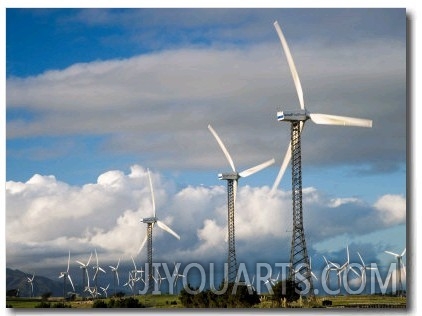 Tararua Wind Farm, Tararua Ranges, near Palmerston North, North Island, New Zealand