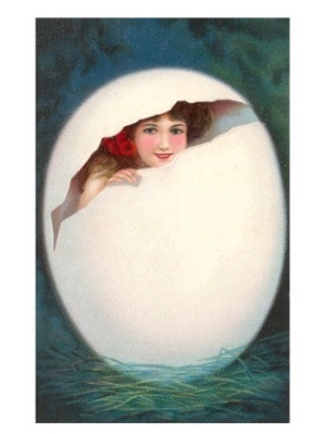 Girl in Cracked Egg