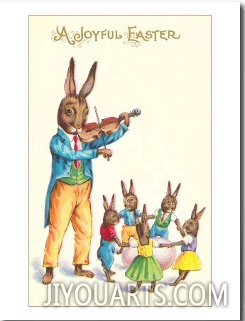 Joyful Easter, Fiddler Rabbit