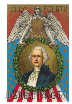 4th of July Greetings, George Washington