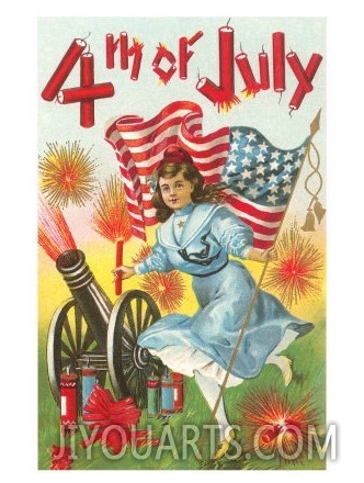 4th of July, Girl with Cannon