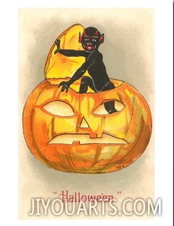 Halloween, Black Devil in Jack O