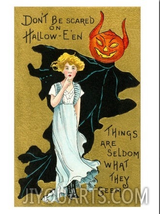 Halloween, Girl and Jack O