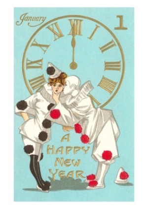 Happy New Year, Clowns and Clock