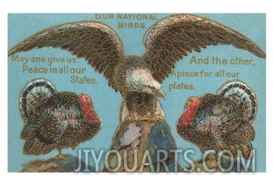 Our National Birds, Eagle and Turkey
