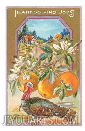 Thanksgiving Joys, Turkey and Apples