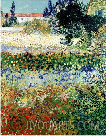 Garden in Bloom, Arles, c.1888