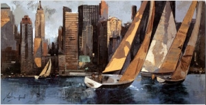 Sailboats in Manhattan I