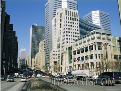 Street Scene, City of Montreal, Quebec, Canada, North America