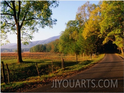 Cades Cove at Sunset, Great Smoky Mountains National Park, USA