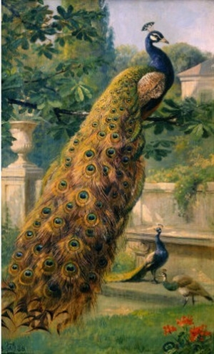 Peacocks in the Park, 1886