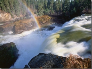 Rainbow Arches over Pisew Falls