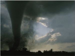 An F3 Category Tornado Swirls Across a South Dakota Prairie