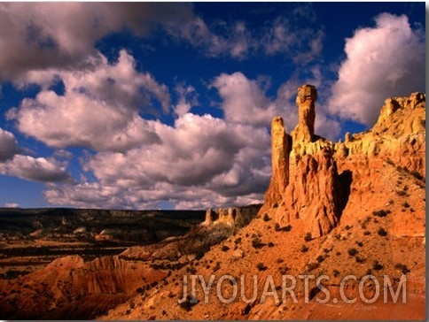 Chimney Rocks Overlooking the Valley, Ghost Ranch, New Mexico, USA