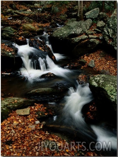 Scenic View of a Waterfall on Smith Creek
