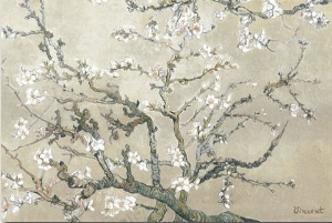 Almond Branches in Bloom, San Remy, c.1890 (tan)