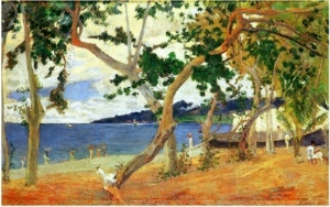 By the Seashore, Martinique, 1887
