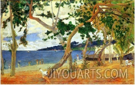 By the Seashore, Martinique, 1887