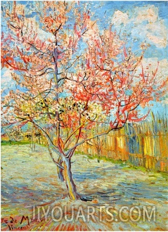 Peach Tree in Bloom at Arles, c.1888