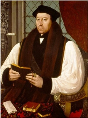 Portrait of Thomas Cranmer (1489 1556) 1546