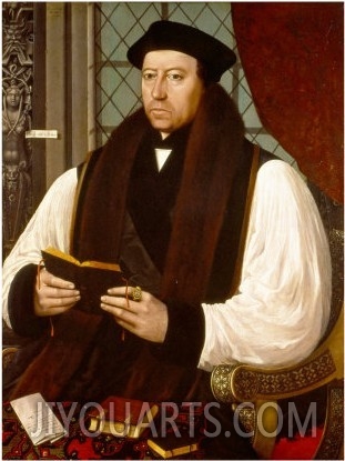 Portrait of Thomas Cranmer (1489 1556) 1546