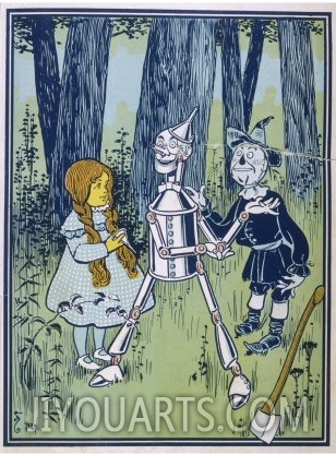 Wizard of Oz  Dorothy Oils the Tin Woodman