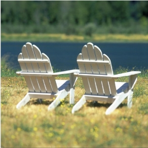 Adirondack Chairs, Puget Island, Wahkiakum County, Washington