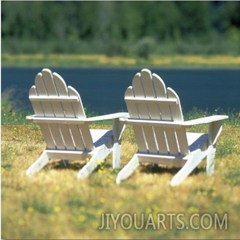 Adirondack Chairs, Puget Island, Wahkiakum County, Washington