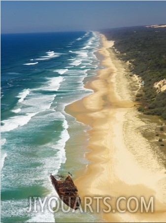 Wreck of the Maheno, Seventy Five Mile Beach, Fraser Island, Queensland, Australia