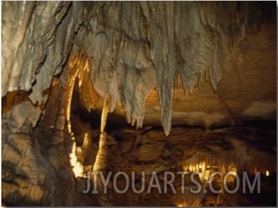 Delicate Limestone Rock Formations in Mammoth Cave