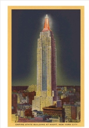 Night, Empire State Building, New York City