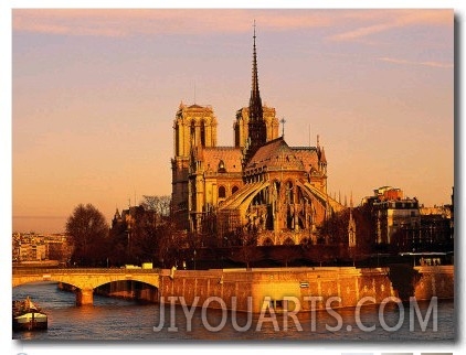 Morning Light on Notre Dame, Paris, France